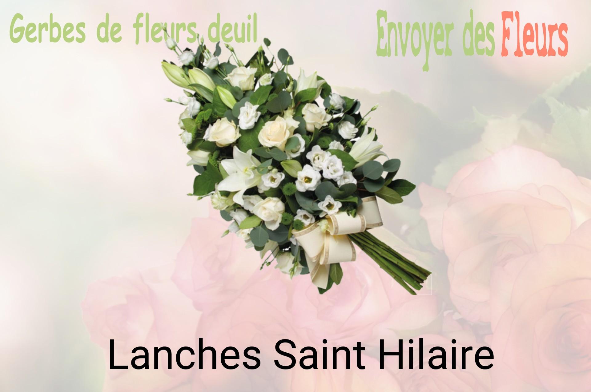 Gerbe de fleurs de deuil livrée à Lanches-Saint-Hilaire